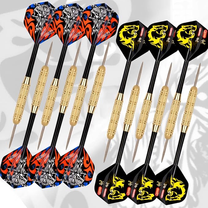 Vapor 180 Bristle Dartboard Staple Free Bullseye Steeltip Darts Extra Flights