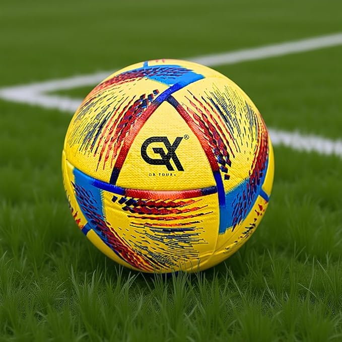 Thermo Bonded Polyurethane Soccer Ball Size 5 – Professional Grade PU Material, USA Quality Outdoor Sports, Premium Size 5 Soccer Ball for Training & Competitive Matches