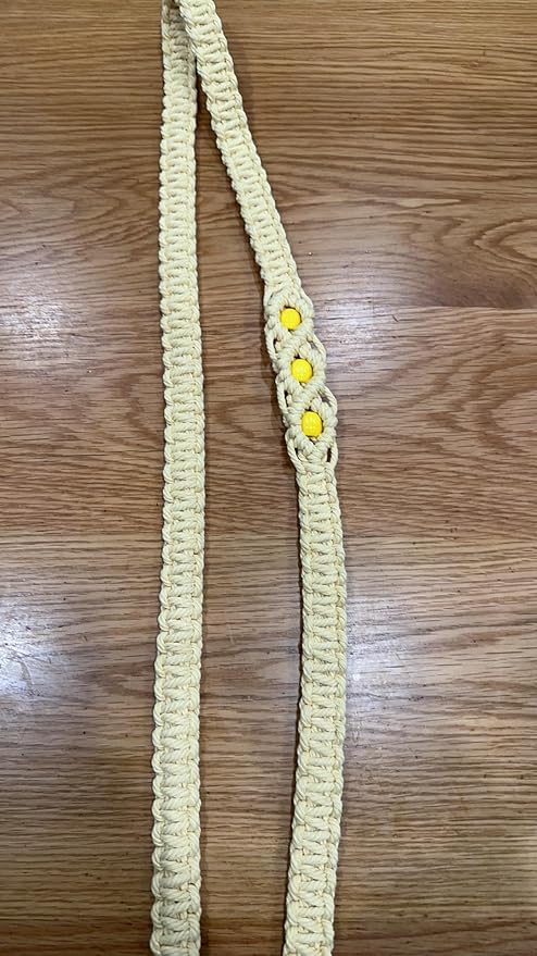 kiido Macrame Yoga Mat Carrying Strap [MAT NOT Included], Hand Woven Multi-Purpose Strap/Carrier