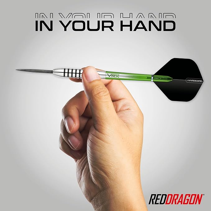 RED DRAGON Featherlite 10g, 12g, 14g, 15g, 16g, 17g, 18g or 19g Tungsten Darts Set with Flights and Stems