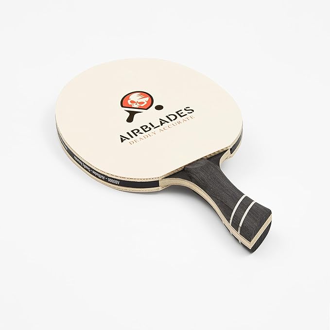 Professional Ping Pong Paddle with Hard Carry Case | Pro Table Tennis Racket | Table Tennis Paddle with Ergonomic Handle | 5 Blades of Wood with Premium Rubber and Sponge by AirBlades