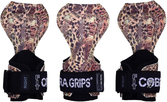 Cobra Grips PRO Weight Lifting Gloves Heavy Duty Straps Alternative Power Lifting Hooks for Deadlifts Adjustable Neoprene Padded Wrist Support Bodybuilding