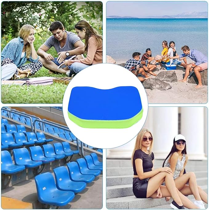 Kayak Seat Cushion Flotation Fishing Boat seat Cushion pad, Comfortable Thicken Kayak Canoe Seat Pad Cushion for Kayak Outdoor Fishing Camping, Ergonomic Non Slip Seat Cushions