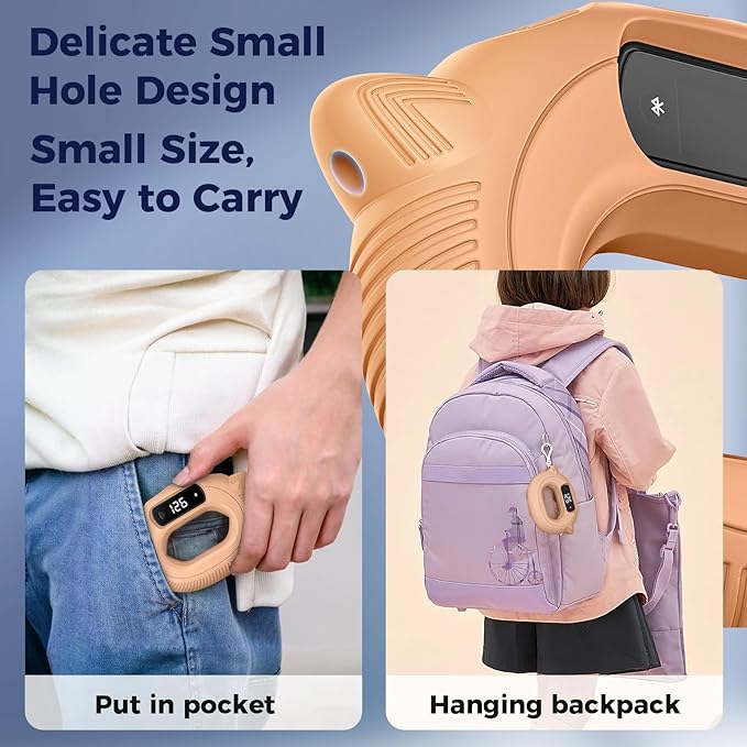 Smart Hand Grip Strengthener for Exercise and Fun, Gorifei Grip Strengthener with Comfortable and Soft Silicone Material, Suitable for Grip Strength Training, 5 Games Available and Control Shorts Browsing&Photos Taking on Phone