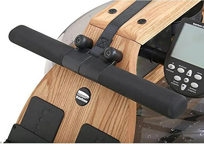 WaterRower Ash Rowing Machine with S4 Monitor | USA Made Water Rower | Original Handcrafted Erg Row Machine for Home Use & Gym