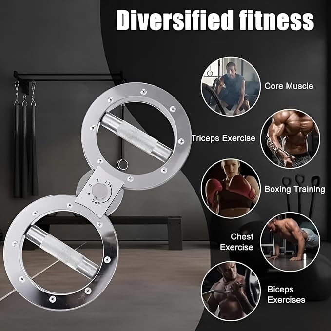 2025 New Spinning Rotator Burn Machine Arm Workout 360°Rotatable - 12 Pound Arm Workout Adjustable Resistance Rotate Arm Exerciser Trainer Machine, Fore Arm Strength Trainer, Home Gym Trainer for Men