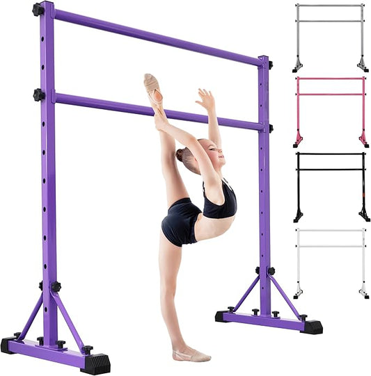 Adjustable Ballet Barre,Portable Dance bar,Fitness Equipment for Dance & Balance Excercise,Super Sturdy for Balance Workout,Weight Limit 250 LBS
