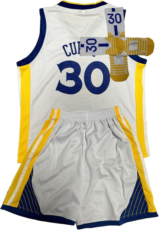 3PC Basketball Jersey Set for Youth Basketball Tank Top + Track Shorts+ Socks Set #24