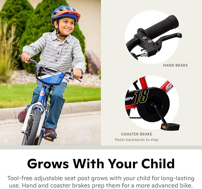 Schwinn Elm and Koen Bike or Balance Bike, 12-20 Inch Bike for Kids Ages 2-13, Black, Blue, Red, Teal, Pink or Purple, SmartStart Ergonomic Design, Adjustable Seat Grows with Child, Training Bicycle