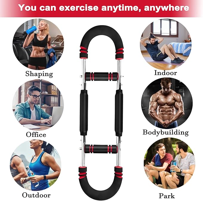 Twister Arm Trainer, Strength Training Wrist & Forearm Strengtheners Arm Exercise Equipment, Chest Workout Equipment, Portable Spring Resistance for Home and Gym