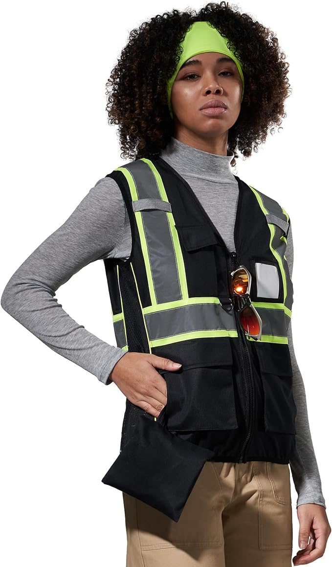 AYKRM 11 color Ladies High Vis Reflective Safety Vest for Women