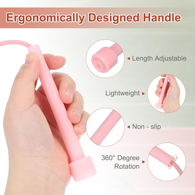 PATIKIL Jump Rope PVC, Adjustable Speed Skipping Rope Tangle-Free Exercise Equipment for Workout Women Men Outdoor Training Home Fitness