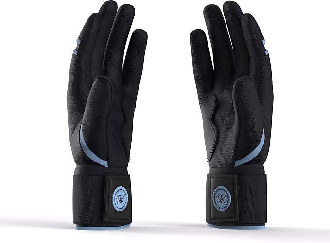 Drip & Rip Baller Series - Youth Batting Gloves + Adult Batting Gloves - for Softball and Baseball - Long Cuff Style for Men and Youth