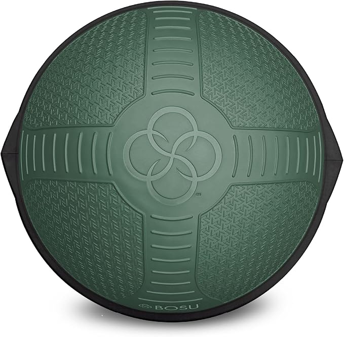 Bosu Half Ball Home Balance Exercise Trainer for Strength and Flexibility Workouts with Built to Last Burst Resistant Material and Hand Pump