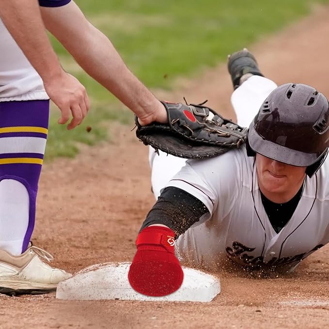 Gracfulcub Baseball Sliding Mitt, Baseball Glove Softball Guard, Ergonomic Design Protecting Fingers for Basic Base Running