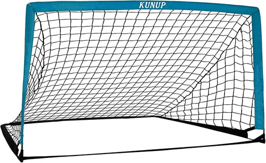 5×3 6x4 9x5 FT Portable Kids Soccer Goal for Backyard, Foldable Soccer Practice Net with Carrying Bag for Toddler Youth Adult Pop Up Soccer Training Equipment Indoor and Outdoor Sports Game