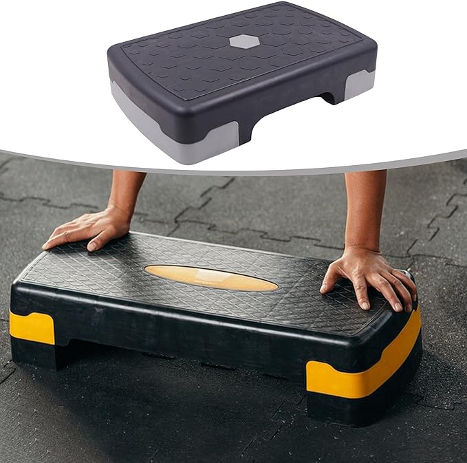 Aerobic Exercise Step, Fitness Equipment, Stable Aerobic Stepper, Workout Stepper for Cardio Strength Home Gym