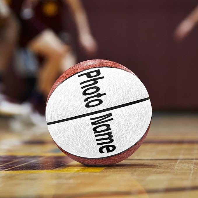 Personalized Basketball Leather Basketball Custom Basketball with Your Personalized Pictures Text Sports Equipment