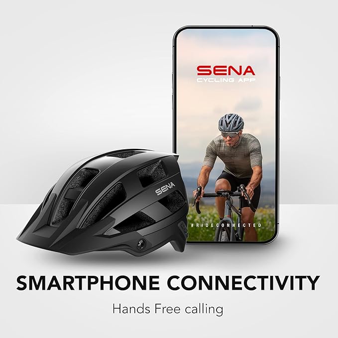 Sena M1 / M1 EVO Bluetooth and Mesh Intercom Smart Communications Mountain Bike Helmets