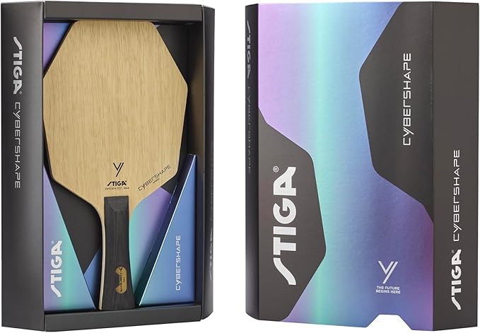Stiga Cybershape Wood Table Tennis Blade I Superior Control & Enhanced Grip for Offensive Play