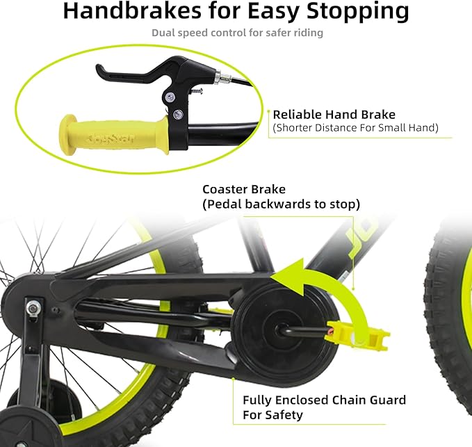 JOYSTAR NEO 20 Inch Kids Bike for Ages 6-10 Years Old Boys & Girls, 20 Inch Wheels Kids Mountain Bike with Training Wheels & Handbrake, Kids' Bicycles, Multiple Colors