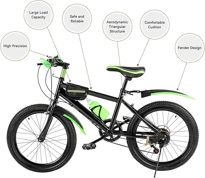 26 Inch Folding Mountain Bike, 21 Speed Full Suspension High-Carbon Steel Bicycle, High Carbon Steel Mountain Bicycle Bike