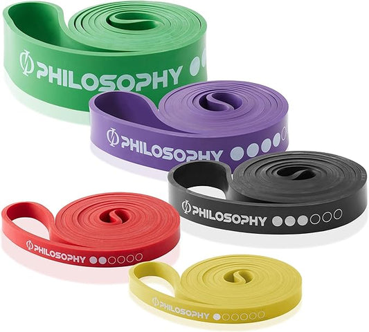 Philosophy Gym Pull Up Assist Band - Resistance Power Loop Exercise Band