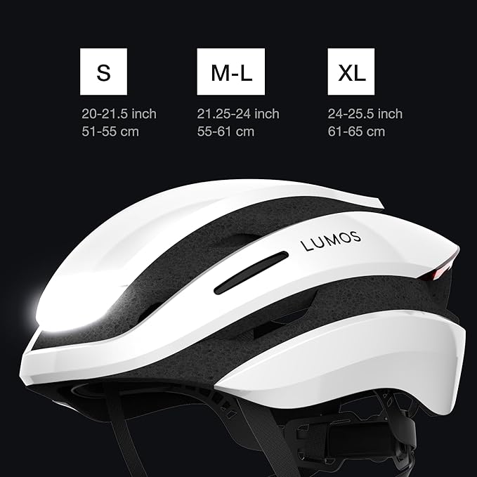 Lumos Ultra Smart Bike Helmet | Customizable Front and Back LED Lights with Turn Signals | Road Bicycle Helmets for Adults: Men, Women