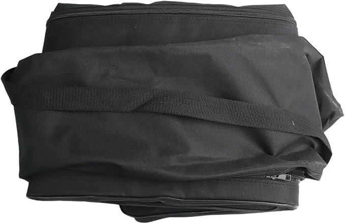 Bench Seat Cover 420D Oxford Seat Storage Bag for Kayak Inflatable Boat, Dinghy Boat Seat Cushion and Underseat Storage Bag with Pockets Grey Thick Sponge Seat Bench Cushion(Black 95cm)
