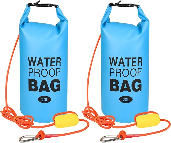 500D Sand Anchor for Small Boats, Power Watercrafts, 2 in 1 PWC Jet Ski Anchor Kit with Adjustable Buoy, Waterproof Dry Bag for Jet Ski, Kayak, Boat, Hiking Foldable Sandbags