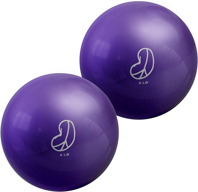 Bean Products Soft Weighted Balls for Exercise - Customizable Workout Balls for Yoga, Rehab, Pilates and Fitness - Latex Free, Easy to Grip, Versatile Physical Therapy Exercise Ball
