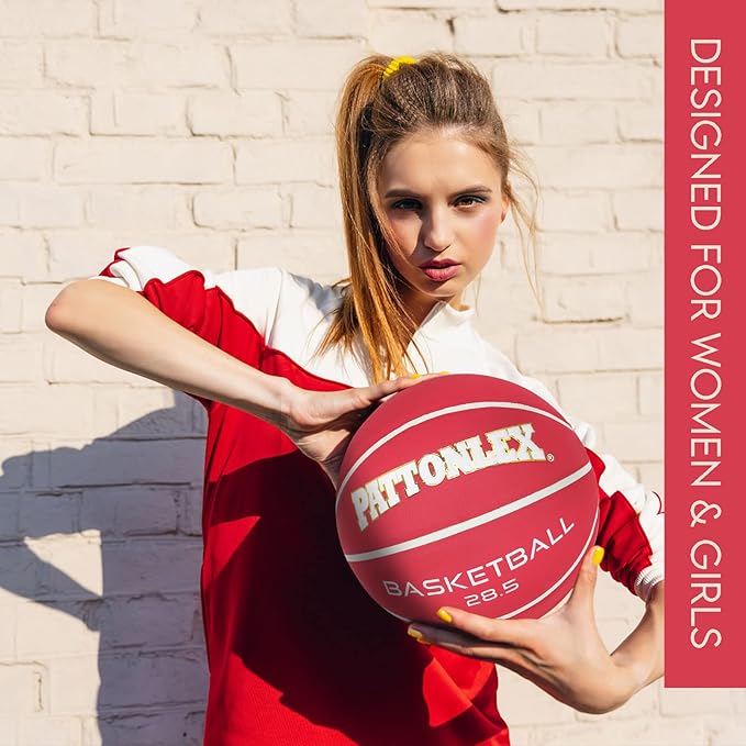 Women's Basketball - Size 6 (28.5) with Pump - Ideal for Girls' Basketball