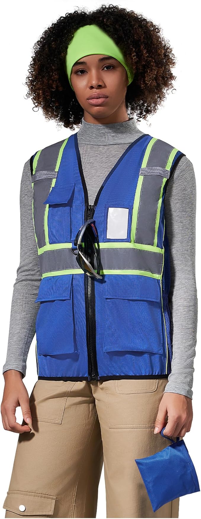 AYKRM 11 color Ladies High Vis Reflective Safety Vest for Women
