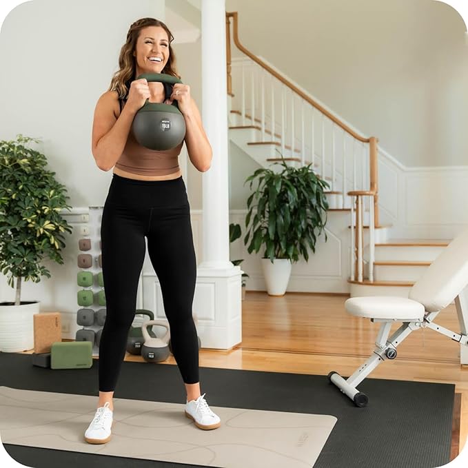 Soft Kettlebells with Cushioned Impact-Resistant Base and Anti-Slip, Wide-Grip Handle for Home Workouts, Weightlifting, and Full Body Strength Training