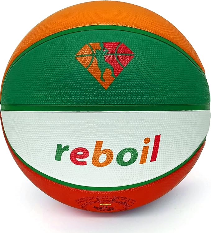 Premium Rubber/Leather Basketball - Kids & Youth, Size 3/4/5/6/7
