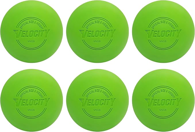 Velocity Lacrosse Balls - 1, 2, 3, 6, 12, 18, 24, 36, 60 and 120 Packs - for Practice, Official NFHS and College Approved Size