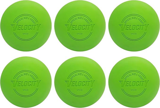 Velocity Lacrosse Balls - 1, 2, 3, 6, 12, 18, 24, 36, 60 and 120 Packs - for Practice, Official NFHS and College Approved Size