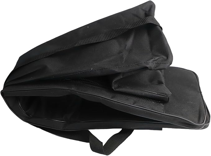 Bench Seat Cover 420D Oxford Seat Storage Bag for Kayak Inflatable Boat, Dinghy Boat Seat Cushion and Underseat Storage Bag with Pockets Grey Thick Sponge Seat Bench Cushion(Black 95cm)