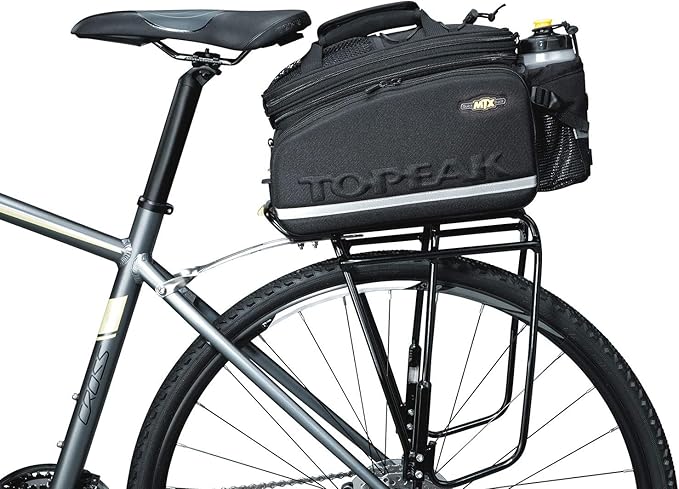 Topeak MTX TrunkBag - Rear Bicycle Bag - Spacious Storage and Easy Mounting