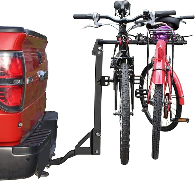 Young 4 Bike Rack - Bicycle Racks Mount Carrier for Cars, SUV and Minivans with 2" or 1-1/4 inch Hitch Receiver, Easy Assembly and Safe Locking