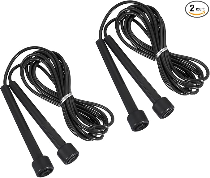 PATIKIL Jump Rope PVC, Adjustable Speed Skipping Rope Tangle-Free Exercise Equipment for Workout Women Men Outdoor Training Home Fitness