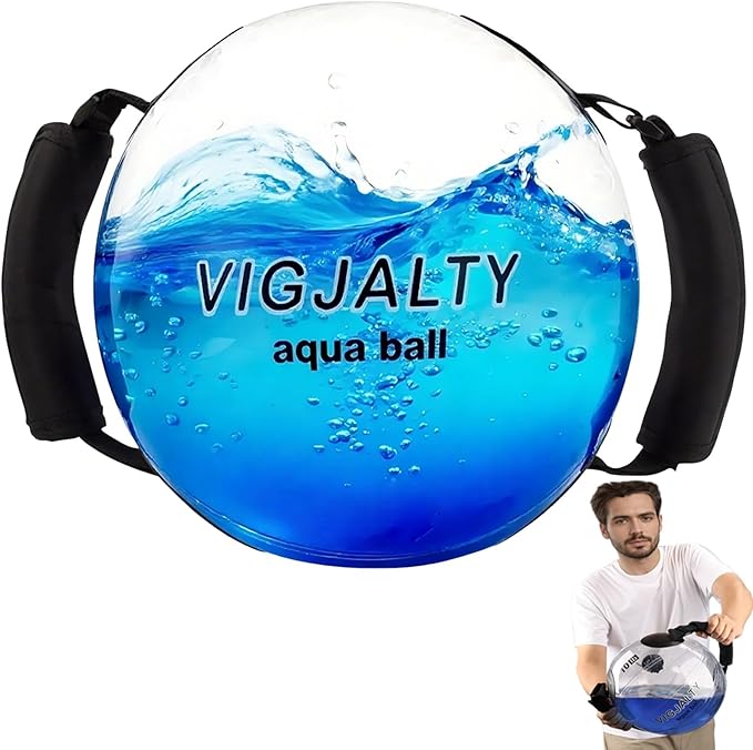 Heavy Duty Adjustable Aqua Bag - Durable Water Filled Training Aqua Bags for Strength Core & Full Body Workouts - Portable Fitness Equipment - Home Gym Outdoor Water Weights Sandbag Alternative