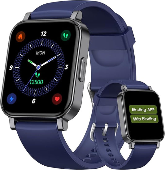 Kummel Smart Watch for Teens No App/Phone Required, Fitness Watches for Teens with Heart Rate, Sleep Monitor, Step Counter for Walking, Pedometer Watch for Women/Men, Lightweight