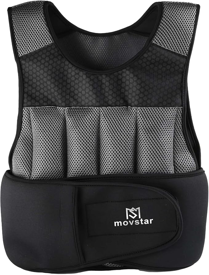 Adjustable Weighted Vest Women Men with Reflective Design 10lbs,20lbs Workout Vest for Strength Training, Walking, Jogging, Weightlifting, Running Men Women