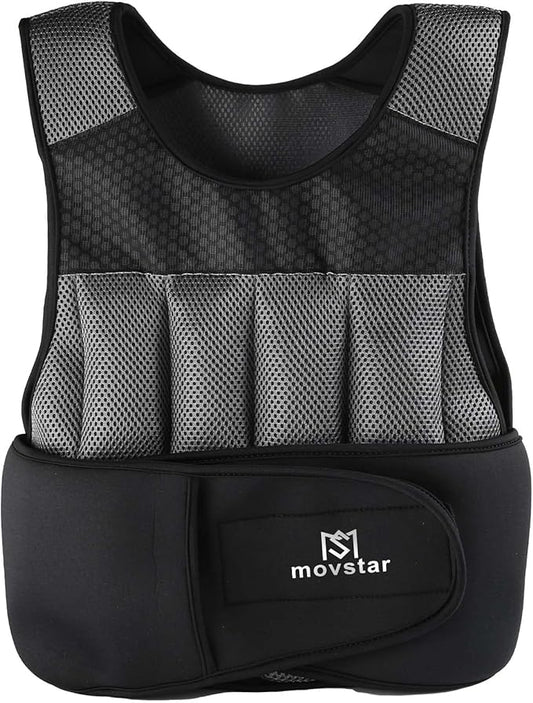 Adjustable Weighted Vest Women Men with Reflective Design 10lbs,20lbs Workout Vest for Strength Training, Walking, Jogging, Weightlifting, Running Men Women
