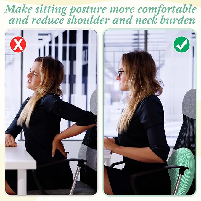 Libima 2 Pcs Wobble Cushion with Inflation Pump Wiggle Seat Flexible Sensory Seating Balance Disc Board for Men Women Physical Exercise Improving Posture Home Office