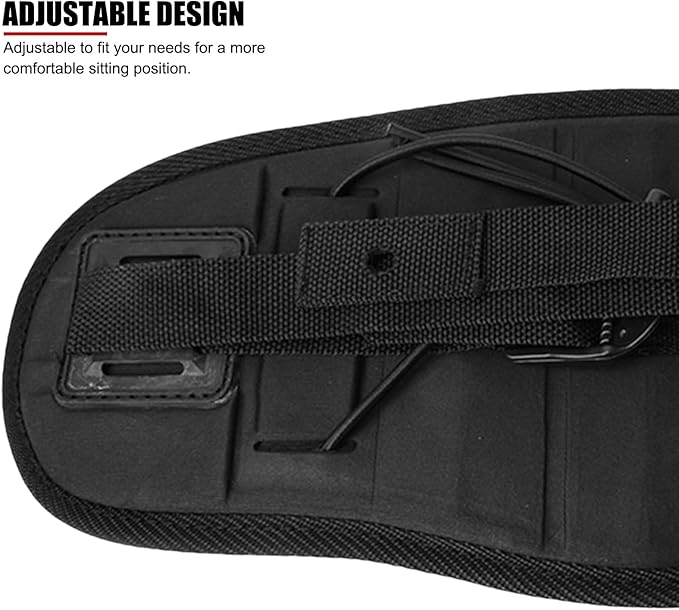 EVTSCAN 16x6 inch Universal Adjustable Kayak Backband Support, EVA Ergonomic Padded Backrest Seat Back Replacement for Kayaks, Rowboats, Fishing Boats, for Improving Kayaking Posture