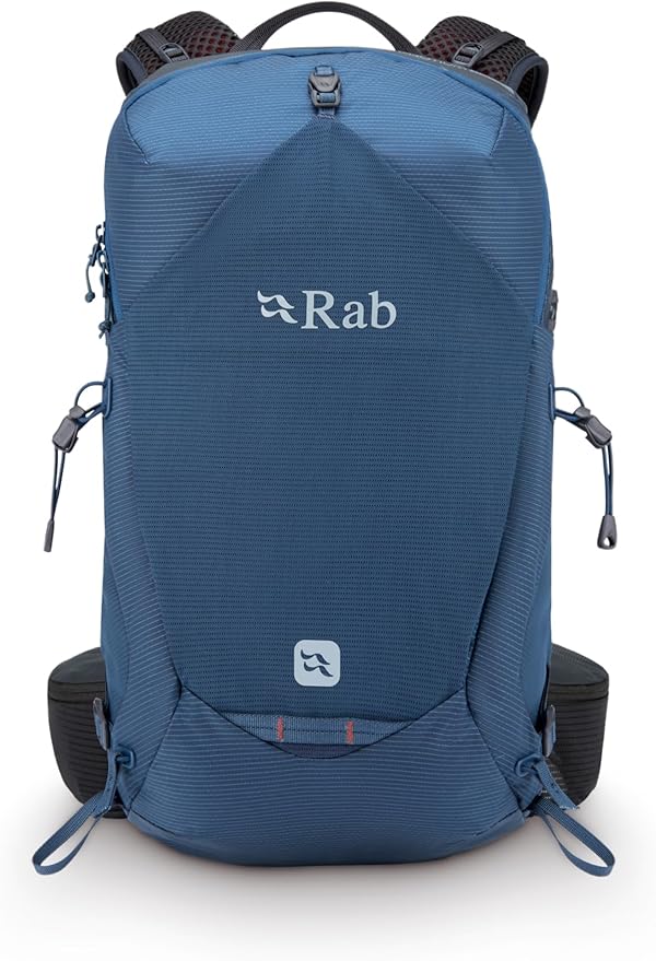 Rab Protium Lightweight Backpack - Comfortable Daypack for Hiking & Trekking - Tempest Blue - 20-Liter (Back Length - Medium/Large)