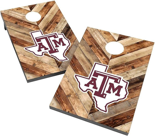 College Team Cornhole Boards, 2x4 Bag Toss Game Set, Officially Licensed Cornhole Game, Perfect for Tailgates