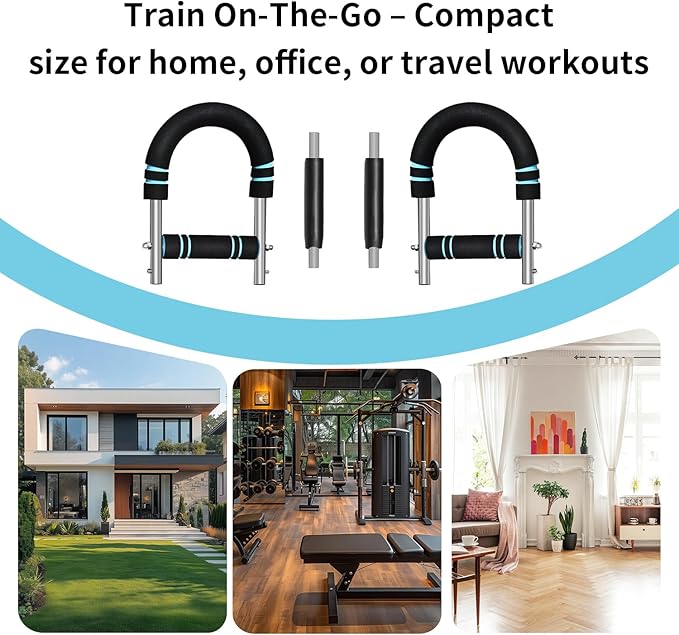 Chest Exerciser for Men & Women,Adjustable Twister Arm Trainer- Portable Power Twister Bar with 3 Resistance Levels ，Detachable Design Fitness Anywhere for Arm & Chest Workout.